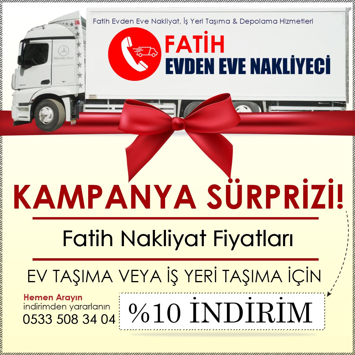 Fatih Nakliyat Fiyatları