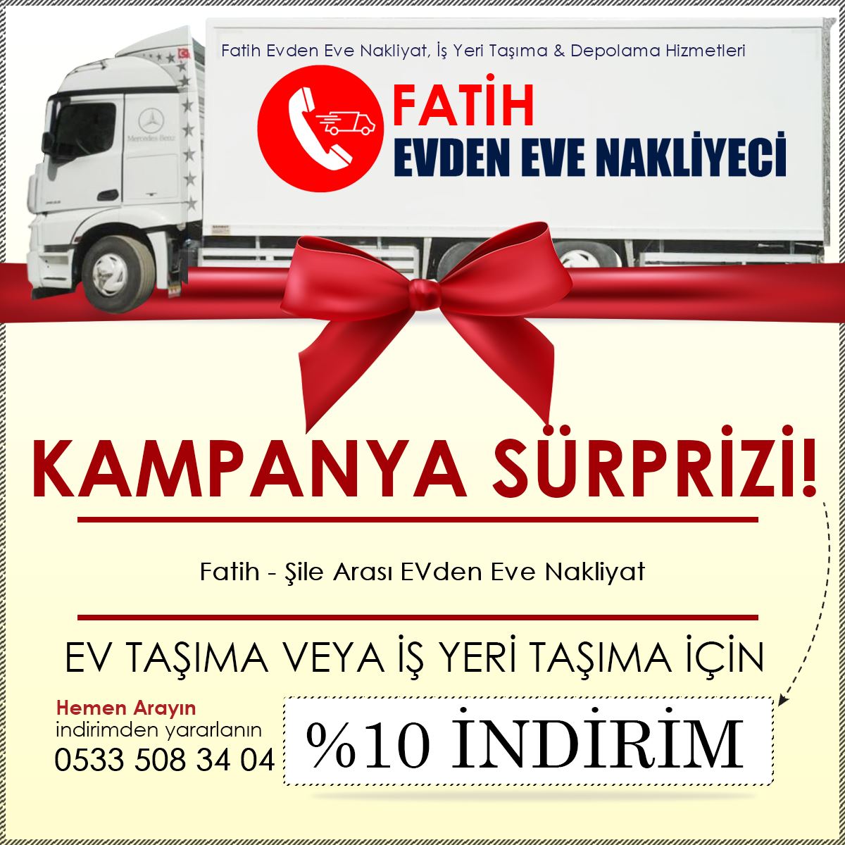 Fatih - Şile Arası EVden Eve Nakliyat