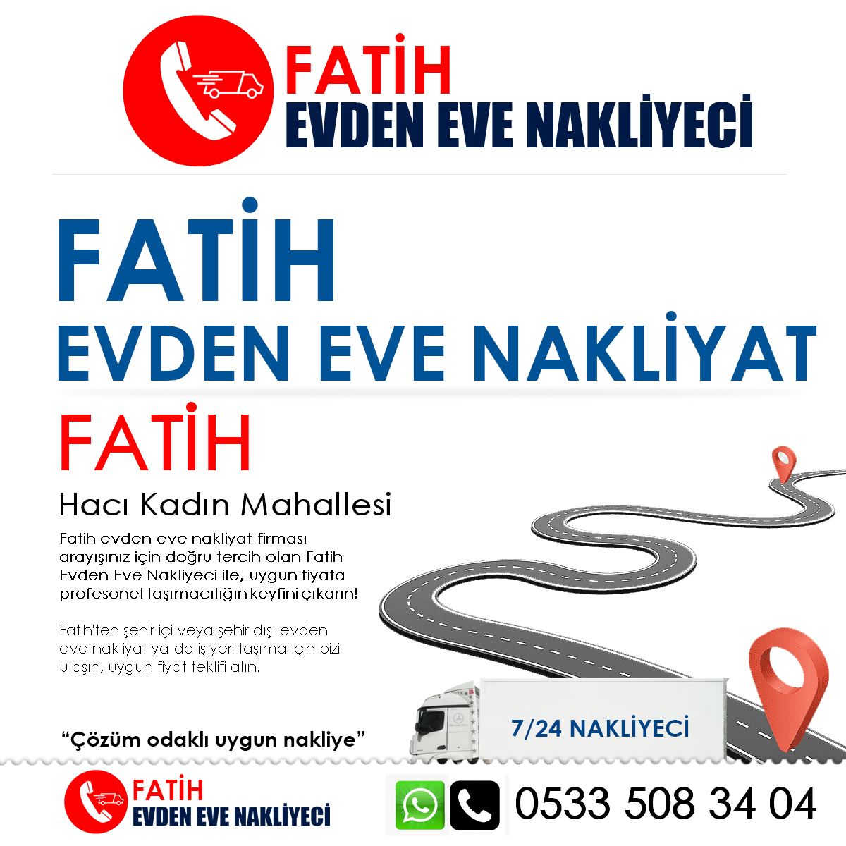 Hacı Kadın EVden Eve Nakliyat ve İş Yeri Taşıma