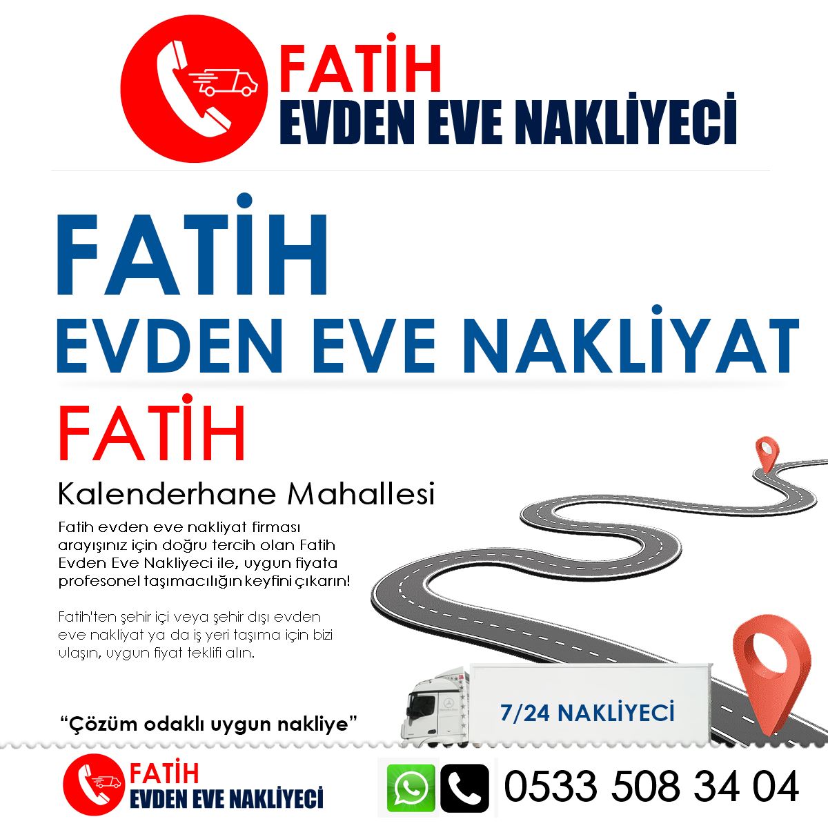 Kalenderhane EVden Eve Nakliyat ve İş Yeri Taşıma