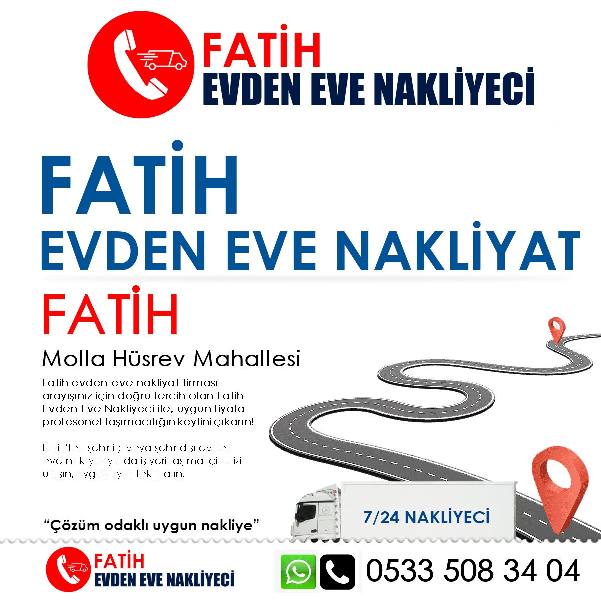 Molla Hüsrev EVden Eve Nakliyat ve İş Yeri Taşıma