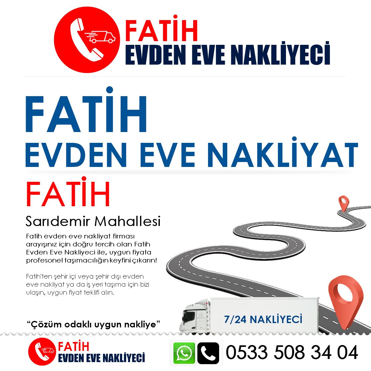 Sarıdemir EVden Eve Nakliyat ve İş Yeri Taşıma
